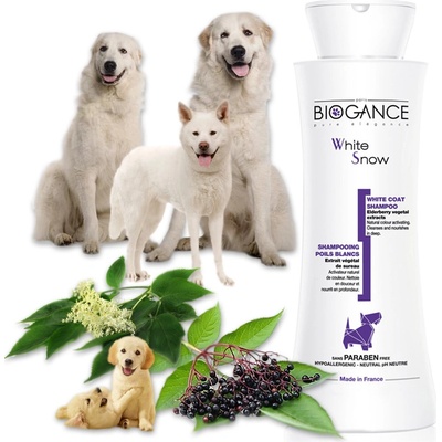 Biogance White Snow světlá srst 250 ml – Hledejceny.cz