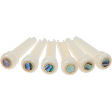 Razzor Bridge Pins Bone & Abalone