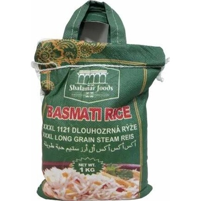 Shalamar rýže Extra Dlouhá Basmati zelená 2 kg