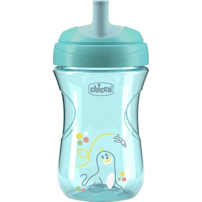 CHICCO Hrnček Advanced so slamkovým náustkom teal 266 ml