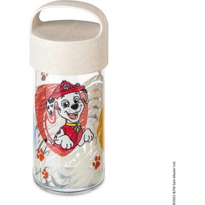 Koziol Buddy Snack detský pohár so snackpotom Labková patrola béžová 500 ml