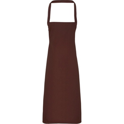 Premier Zástěra PR 102 bio bavlna COT39010214599-brown Hnědá