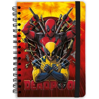 Grupoerik Zošit A5 Deadpool viacfarebný