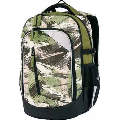 Batoh školské midi STIL Camo Stil midi Camo zelená