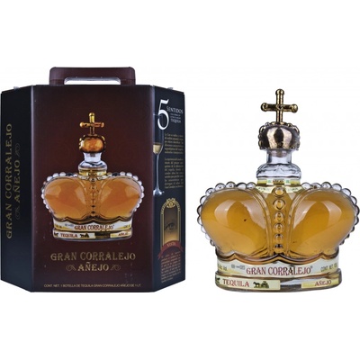 Gran Corralejo Tequila Anejo 38% 1 l (karton)