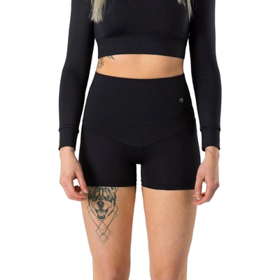 Dámske športové kraťasy GOLDBEE PULL-DOWN shorts čierna strieborná