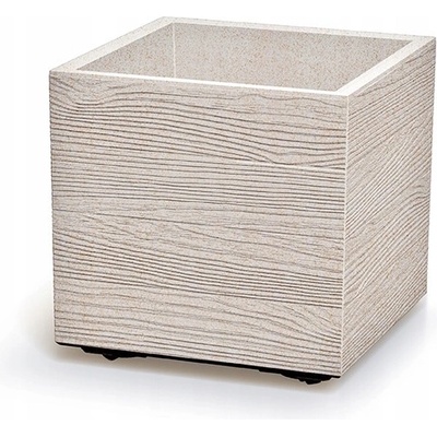 Prosperplast Květináč plast bílý 28,8 x 28,8 x 29 cm