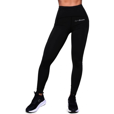 GymBeam Dámské běžecké legíny Pulse Black – Hledejceny.cz