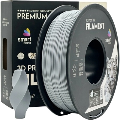 Smart Print PLA+ strieborný 1,75mm 1kg