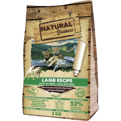 Natural Greatness Lamb Recipe Sensitive Starter Puppy & Adult Mini 2 kg