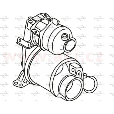 Filtr pevných částic FENNOsteel Euro 6+ (Kordierit) ACI V P8877DPF