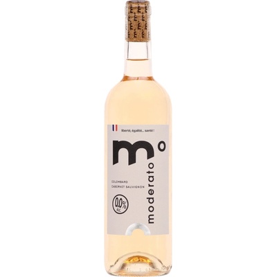 Moderato La Cuvée Originale Rosé nealkoholické růžové víno 0,0 % 0,75 l (holá láhev)