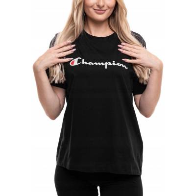 Champion SS Tee čierne 117534 KK001