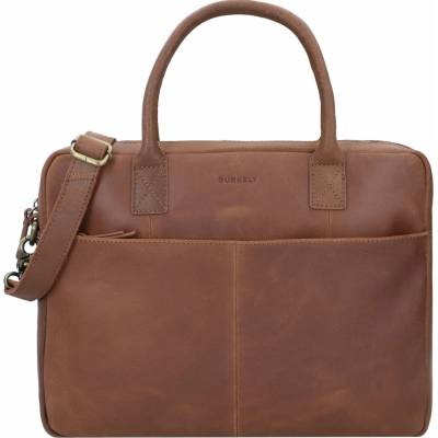 BURKELY Kožená taška na notebook 13,4" Jack Worker 9007340.22.24 koňaková