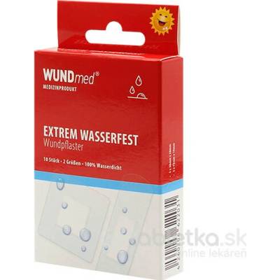 WUNDmed Extrem Vodoodolná náplasť (2 veľkosti) 10 ks