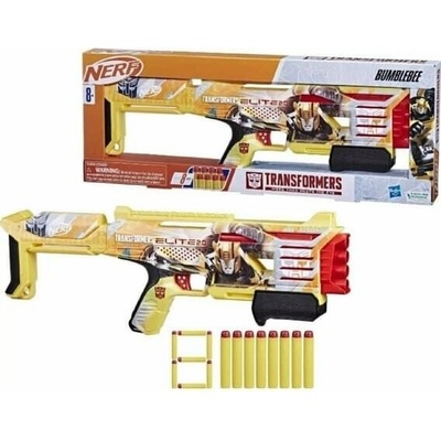 NERF TRANSFORMERS BUMBLEBEE RAKETOMET STŘÍLEJÍCÍ 8 ŠIPEK HASBRO