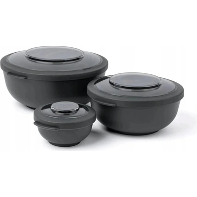 Amuse Set 3 misek Tylla To-Go Černá 200 ml 1 l a 2 l