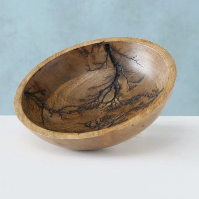 Boltze Dřevěná mísa Percha 25 × v 7 cm 1500 ml