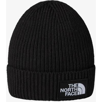 The North Face Logo Box Cuffed Beanie tnf black