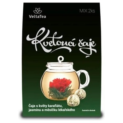 VELTATEA Kvetoucí čaje Květy karafiátu jasmínu a měsíčku lékařského 2 ks – Hledejceny.cz