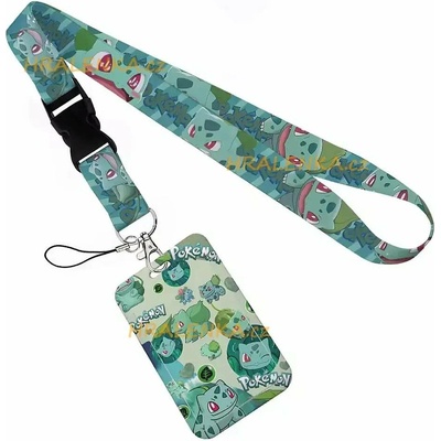 Šňůrka na krk 26016 s cedulkou na ID karty Pokémon BULBASAUR