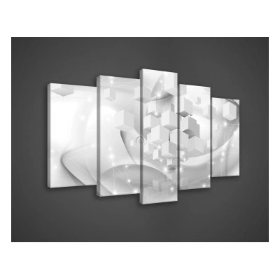 Obraz na plátne viacdielny - OB3532 - 3D kocky 100cm x 60cm - S17