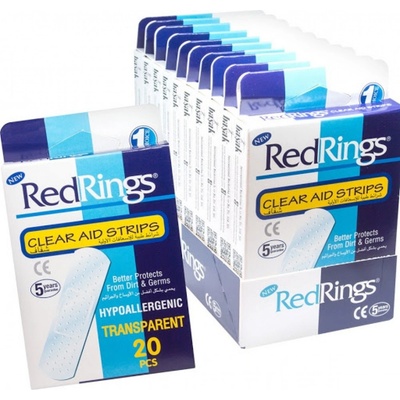 Red Rings náplast clear 20 ks
