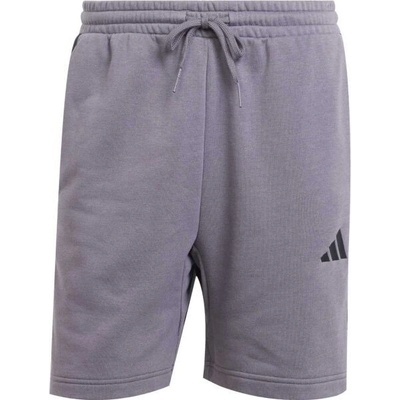 adidas ESSENTIALS 3-STRIPES shorts tmavě šedá