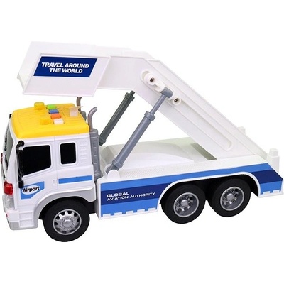 MaDe Auto letištní služby, vysunovací a polohovací schody, na baterie, světlo a zvuk, 26 cm