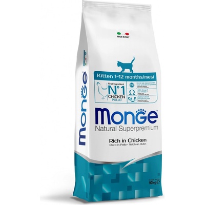 Monge Cat Rich in Chicken Kitten kuřecí 10 kg