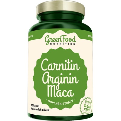 GreenFood Carnitin Arginin Maca vegan 90 tablet