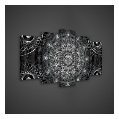 Obraz na plátne viacdielny - OB3565 - Mandala 100cm x 60cm - S17