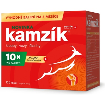 Cemio Kamzík lipozomální technologie 120 kapslí