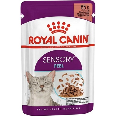 Royal Canin Sensory Feel v omáčke mokré krmivo pre dospelé mačky 85 g