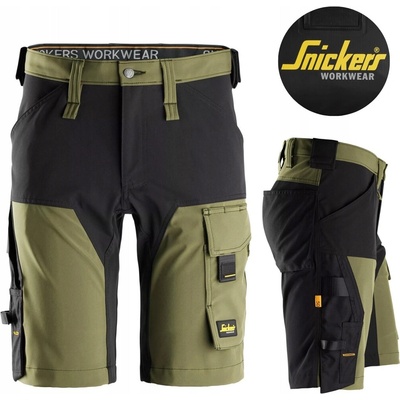 AllroundWork Snickers Workwear kraťasy Full Stretch khaki
