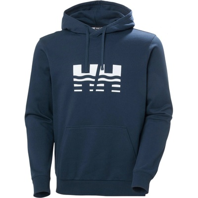 Helly Hansen Core Graphic Hoodie tmavomodrá