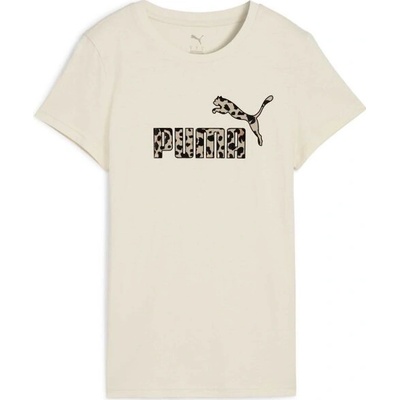 Puma ESSENTIALS ANIMAL GRAPHIC TEE béžová