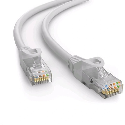 C-Tech CB-PP6-025 patch, Cat6e, UTP, 0,25m, šedý