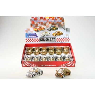 Kinsmart Kovový model auta New Beetle 1:32