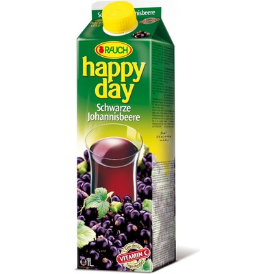 Rauch Happy Day černý rybíz 1 l