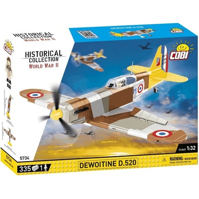 Cobi 5734 World War II Francúzske stíhacie lietadlo Dewoitine D.520
