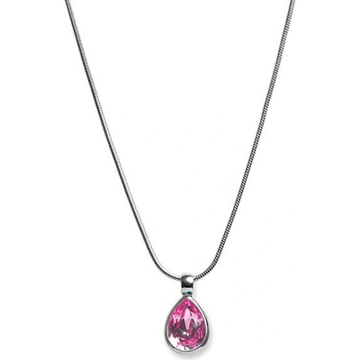 Oliver Weber Slušivý náhrdelník s ružovým kryštálom Swarovski 11022 209