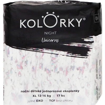 KOLORKY NIGHT jednorožci XL 12-16 kg 17 ks