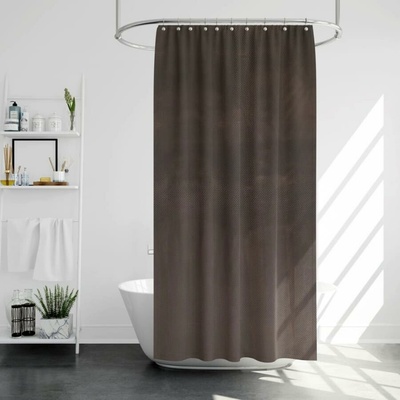 Impol Trade ZP17 drobný geometrický vzor hnědý 180 x 180 cm – Hledejceny.cz