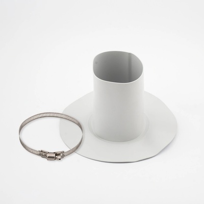 PVC tvarovka kulatá uzavřená rozměru 110–200 mm + zámeček vel. 114