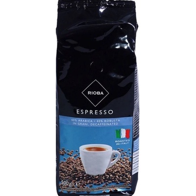 Rioba Espresso bez kofeinu zrnková 0,5 kg