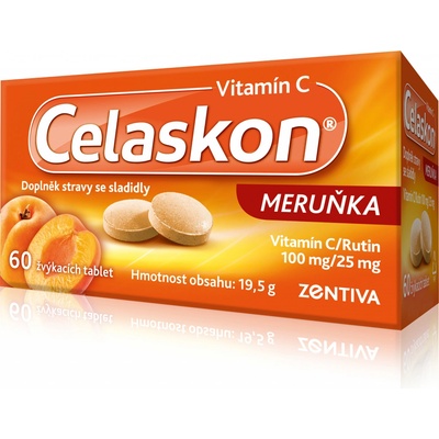 Celaskon Meruňka 100 mg 60 tablet