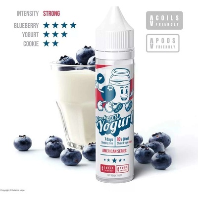 Adams vape Blueberry Cookie Yogurt Shake & Vape 10 ml