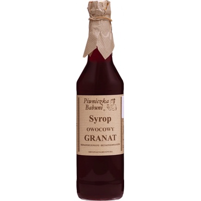 Piwniczka Babuni Sirup Z Granátového Jablka 0,5 l