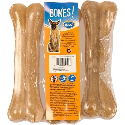 DUVO+ BONES! Lisovaná byvolia kosť 12,5 cm 3 ks